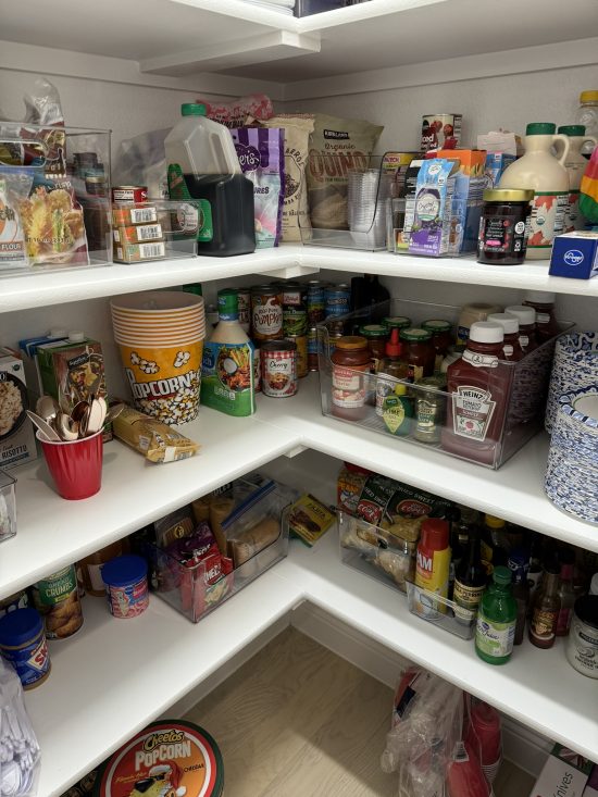 Kitchen Reorganization with New Pots on the Side